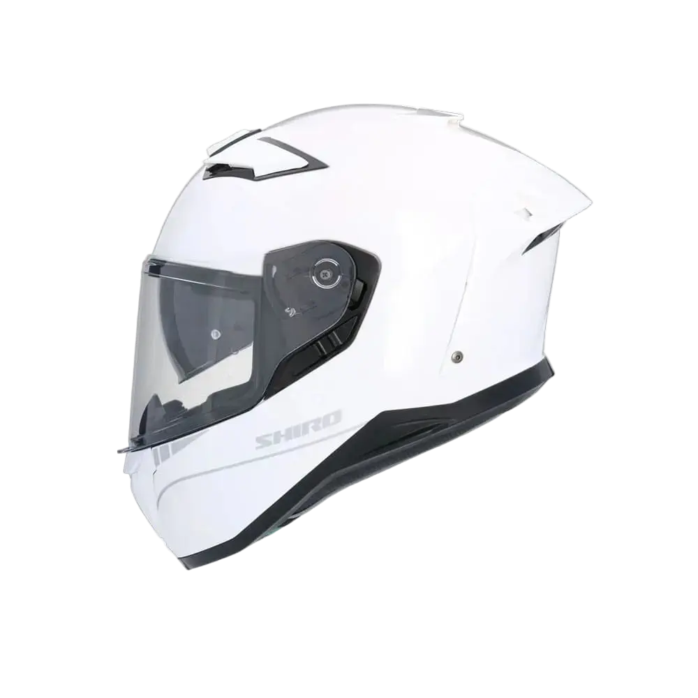 SHIRO FF950 Alpha Moto Integrali Caschi Bianco Perla 