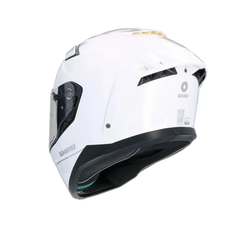 SHIRO FF950 Alpha Moto Integrali Caschi Bianco Perla 