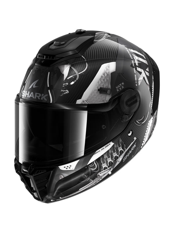 SHARK CASCO SPARTAN RS CARBON XBOT Carbono Antracita Plata