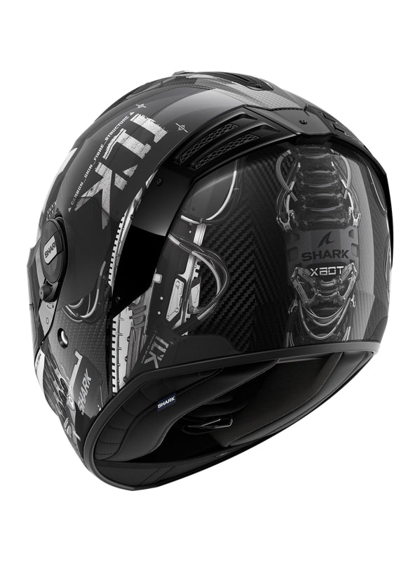 SHARK CASCO SPARTAN RS CARBON XBOT Carbono Antracita Plata