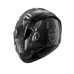 SHARK SPARTAN RS CARBON XBOT Moto Caschi Carbonio Antracite Argento