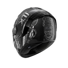SHARK SPARTAN RS CARBON XBOT Moto Caschi Carbonio Antracite Argento 