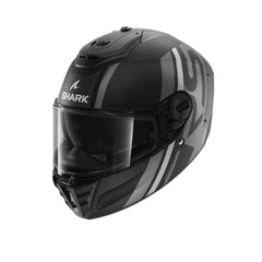 SHARK SPARTAN RS CARBON SHAWN Caschi Integrali Mat Silver Antracite