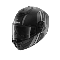 SHARK SPARTAN RS CARBON SHAWN Caschi Integrali Mat Silver Antracite 