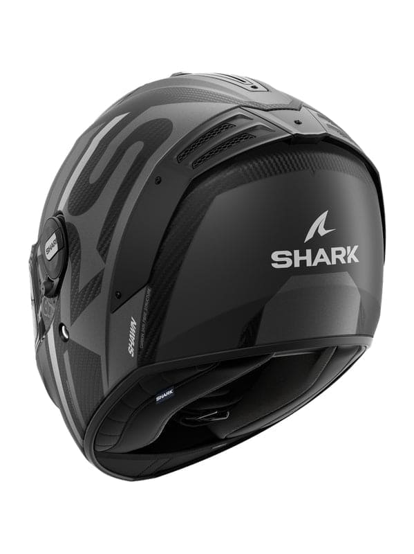 SHARK SPARTAN RS CARBON SHAWN Caschi Integrali Mat Silver Antracite