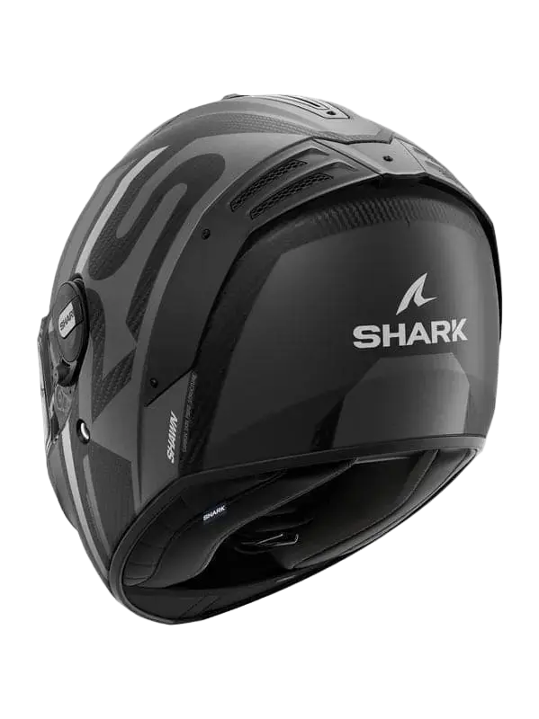 SHARK SPARTAN RS CARBON SHAWN Caschi Integrali Mat Silver Antracite 