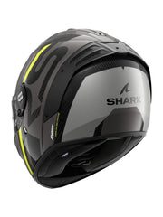 SHARK SPARTAN RS CARBON Moto Integrali Caschi Nero Grigio Giallo 