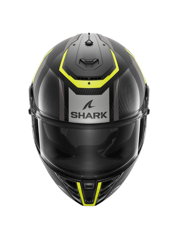 SHARK SPARTAN RS CARBON Moto Integrali Caschi Nero Grigio Giallo