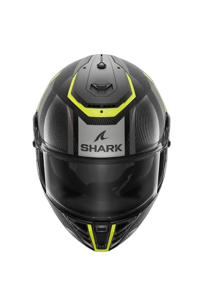 SHARK SPARTAN RS CARBON Moto Integrali Caschi Nero Grigio Giallo 