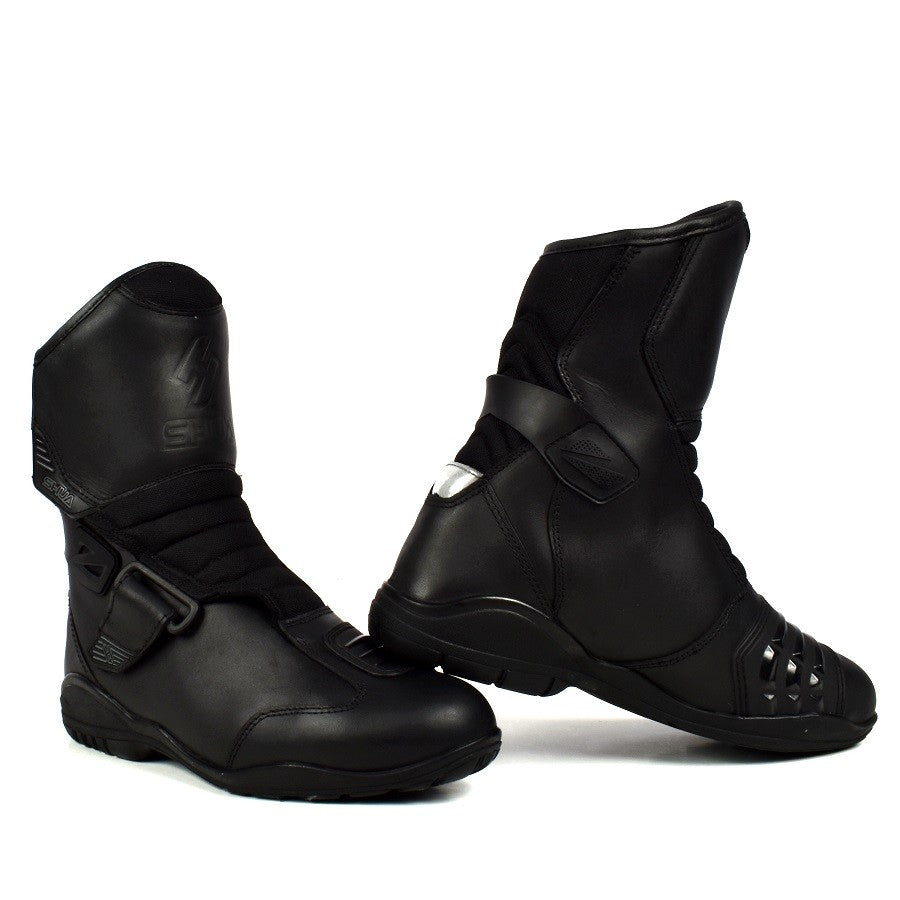 SHUA - Botas Piel Hub WP Negro - SECURTEX MOTOR S.L (t/a MaximoMoto)