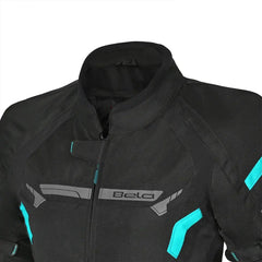 BELA - Chaqueta Textil Highland Lady Negro/Turquesa - SECURTEX MOTOR S.L (t/a MaximoMoto)
