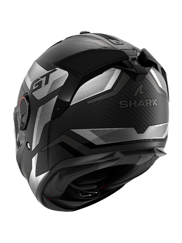 Shark - SPARTAN GT PRO CARBON Carbon Silver Chrom - SECURTEX MOTOR S.L (t/a MaximoMoto)