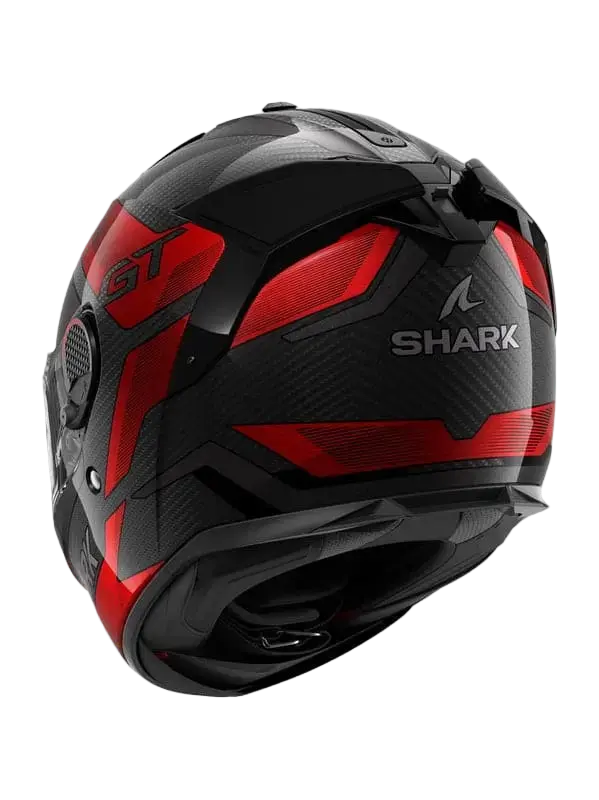 SHARK SPARTAN GT PRO RHYTHM IN CARBONIO CASCHI INTEGRALI ROSSO CROMO 
