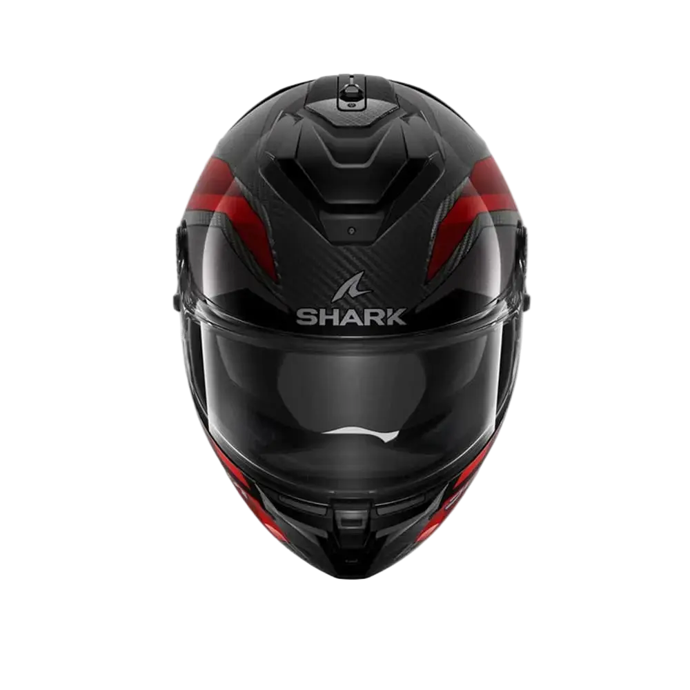 SHARK SPARTAN GT PRO RHYTHM IN CARBONIO CASCHI INTEGRALI ROSSO CROMO 