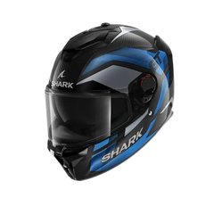 SHARK SPARTAN GT PRO CARBON CASCHI INTEGRALI MOTO BLU CROMATO 