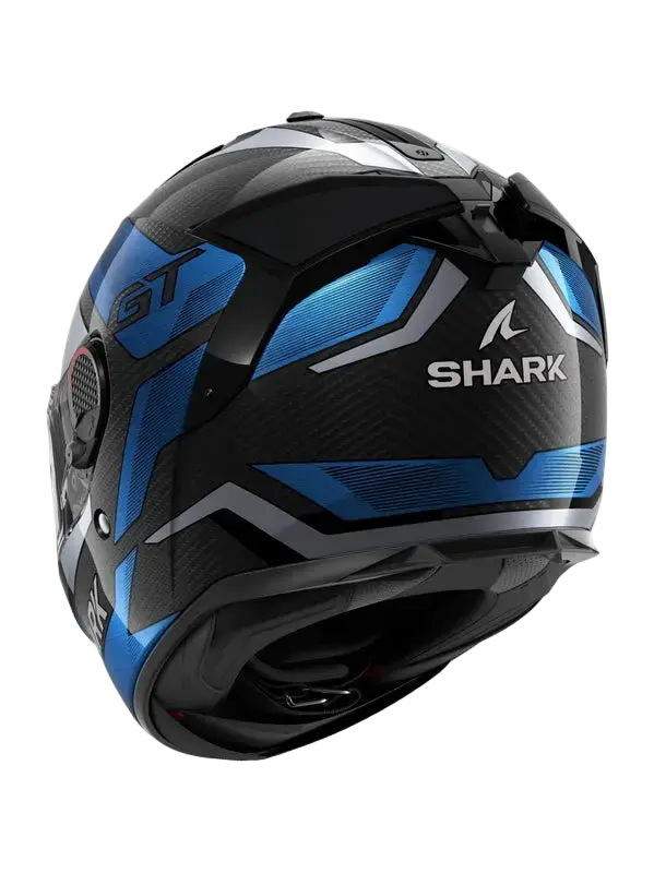 SHARK SPARTAN GT PRO CARBON CASCHI INTEGRALI MOTO BLU CROMATO 