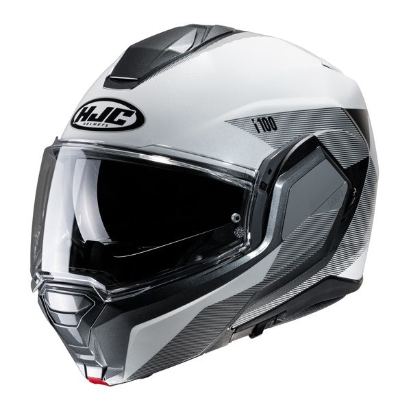HJC I100 BESTON MC5 Grigio bianco casco integrale da moto da equitazione