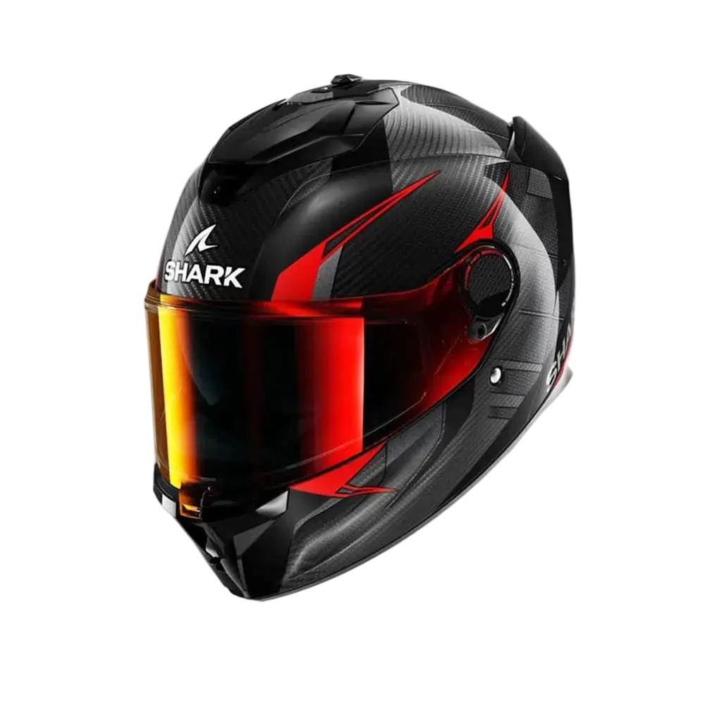 SHARK SPARTAN GT PRO Integrali Caschi Carbonio Nero Rosso 