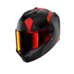 SHARK SPARTAN GT PRO CARBON Moto Integrali Caschi Rosso Grigio 