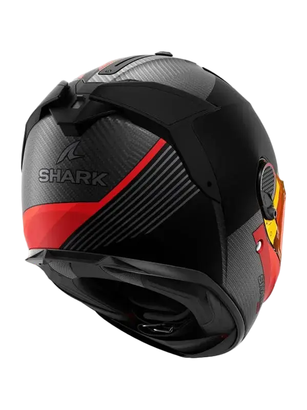 SHARK SPARTAN GT PRO CARBON Moto Integrali Caschi Rosso Grigio 