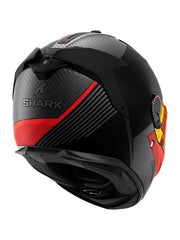 SHARK SPARTAN GT PRO CARBON Moto Integrali Caschi Rosso Grigio