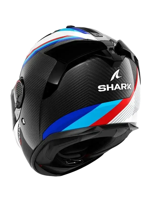 SHARK SPARTAN GT PRO Carbon Integrali Caschi Bianco Blu 