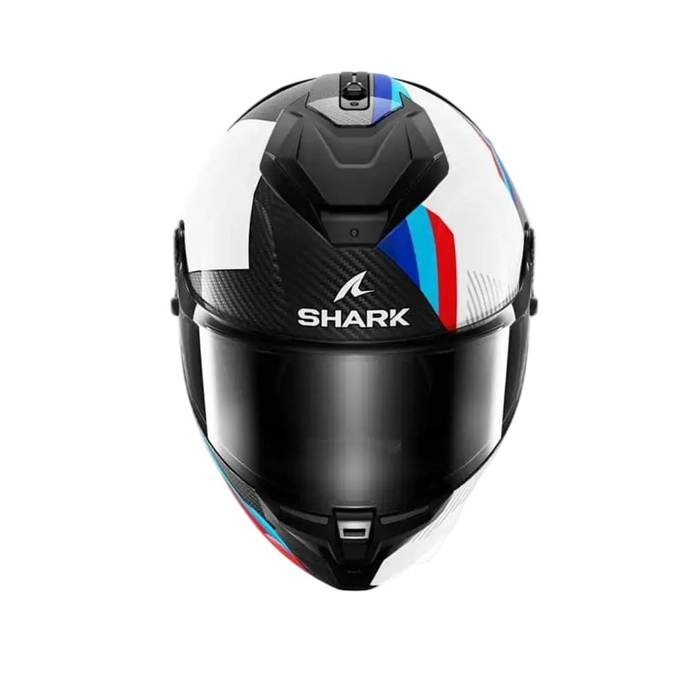 SHARK SPARTAN GT PRO Carbon Integrali Caschi Bianco Blu 