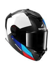 SHARK SPARTAN GT PRO Carbon Integrali Caschi Bianco Blu 