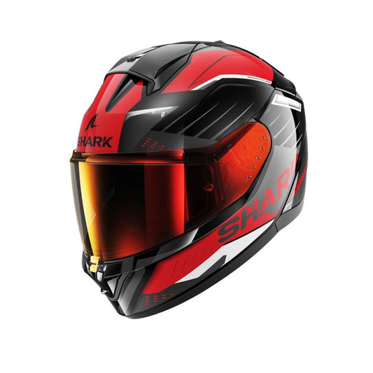 SHARK RIDILL 2 Moto Integrali Caschi Nero Antracite Rosso