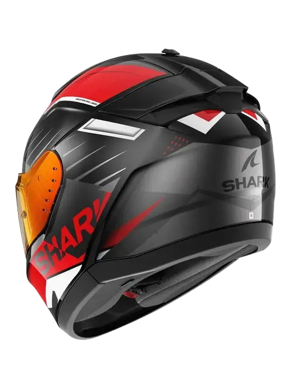 SHARK RIDILL 2 Moto Integrali Caschi Nero Antracite Rosso 