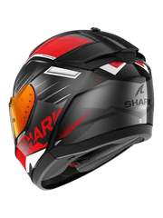 SHARK RIDILL 2 Moto Integrali Caschi Nero Antracite Rosso 