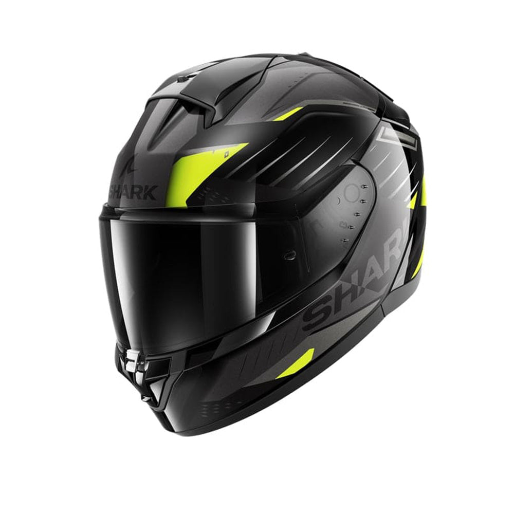 SHARK RIDILL 2 Moto Integrali Caschi Nero Grigio Giallo 
