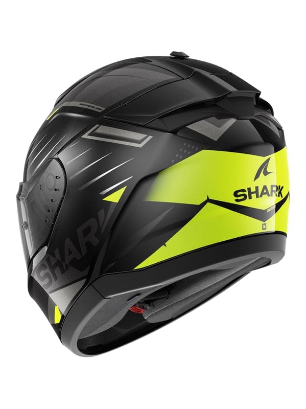 SHARK RIDILL 2 Moto Integrali Caschi Nero Grigio Giallo 