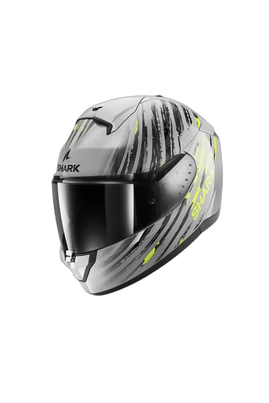 SHARK RIDILL 2 Moto Integrali Caschi Nero Grigio Giallo 