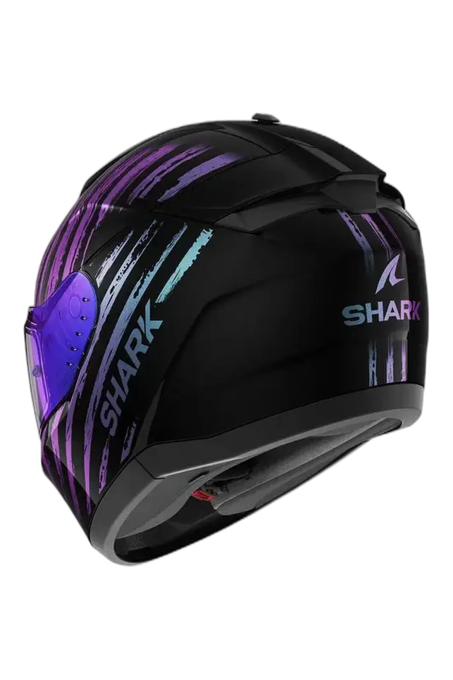 SHARK RIDILL 2 Moto Integrali Caschi Nero Blu Viola 