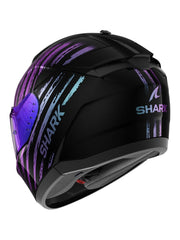 SHARK RIDILL 2 Moto Integrali Caschi Nero Blu Viola