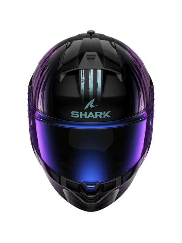 SHARK RIDILL 2 Moto Integrali Caschi Nero Blu Viola