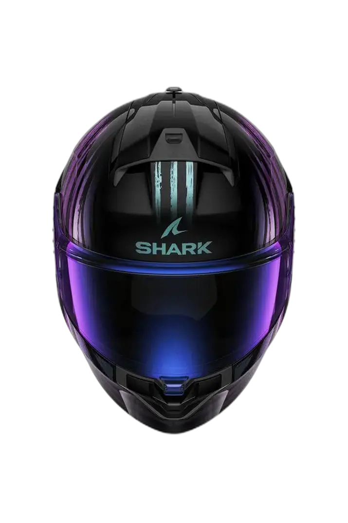 SHARK RIDILL 2 Moto Integrali Caschi Nero Blu Viola 
