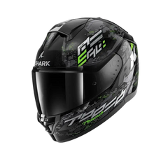 Shark RIDILL 2 Moto Integrali Caschi Nero Argento Verde 