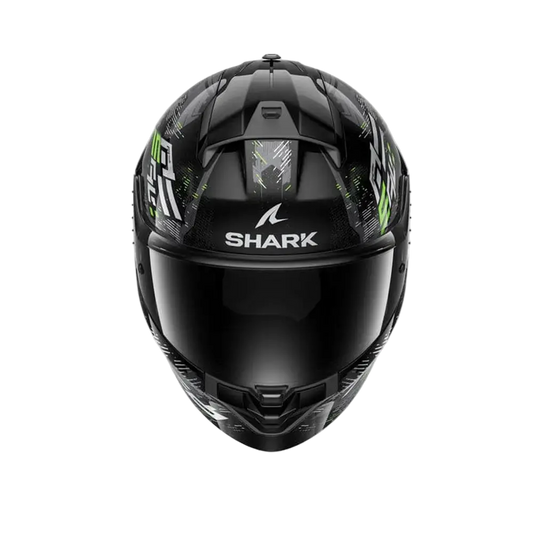 Shark RIDILL 2 Moto Integrali Caschi Nero Argento Verde – Yamoto.it