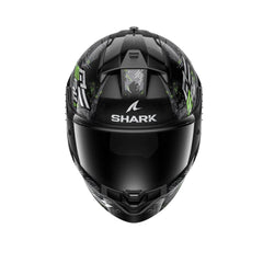 Shark RIDILL 2 Moto Integrali Caschi Nero Argento Verde