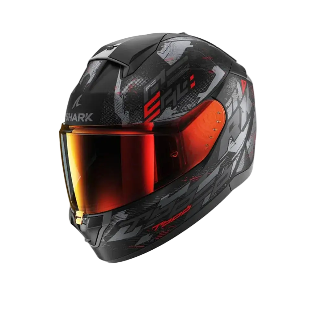 SHARK RIDILL 2 MOLOKAI MOTO INTEGRALI CASCHI NERO ROSSO ANTRACITE 