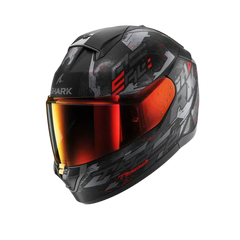 SHARK RIDILL 2 MOLOKAI MOTO INTEGRALI CASCHI NERO ROSSO ANTRACITE 