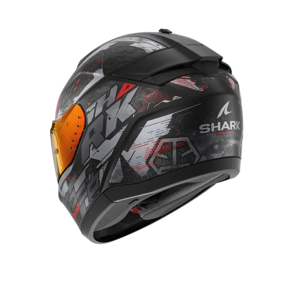 SHARK RIDILL 2 MOLOKAI MOTO INTEGRALI CASCHI NERO ROSSO ANTRACITE 