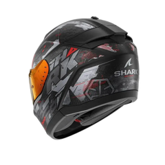 SHARK RIDILL 2 MOLOKAI MOTO INTEGRALI CASCHI NERO ROSSO ANTRACITE 