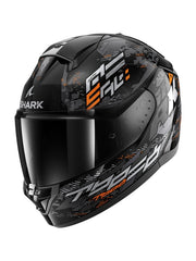 SHARK RIDILL 2 Integrali Moto Caschi Nero Argento Arancione
