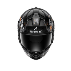 SHARK RIDILL 2 Integrali Moto Caschi Nero Argento Arancione