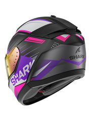 SHARK RIDILL 2 Moto Integrali Caschi Nero Grigio Rosa