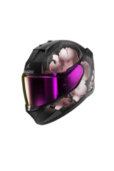 SHARK D-SKWAL 3 Moto Integrali Caschi Nero Opaco Viola Oro 