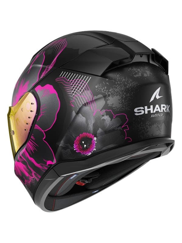 SHARK D-SKWAL 3 Moto Integrali Caschi Nero Viola Grigio 